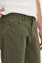 Men's School and Daily Use Canvas Flexible Khaki Classic Trousers - 4