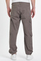 Men's Wide Leg Oversize Baggy Brown Cargo Pocket Trousers - 5