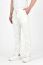 Men's Striped Loose Elastic Classic White Trousers - 2