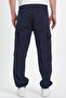 Men's Wide Leg Oversize Baggy Lacquer Cargo Pocket Trousers - 5