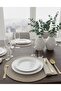 6 Pieces Handmade Stain-Resistant American Serving Plate Mat Jute Placemat Cream Color - 2