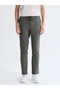 Green Slim Fit Men's Trousers - 3