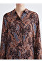 Two Mt Shop Quality Lcw Grace Brown Patterned Women's Shirt Tunic - 3