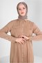 Shirt Collar Back Embroidered Tunic 43566 - 2