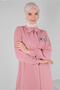 BEAD EMBROIDERY DETAILED SCARF COLLAR TUNIC 43530