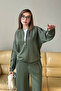 Women's Modal Fabric Double-Piped Zippered Tracksuit Set 1127 - 6