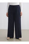 Esvab • Modern & Distinctive Wide-Leg Women's Trousers with Waist Drawstring - 7