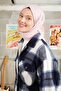 Powder Pink Combed Cotton Shawl