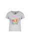 Elisa Women's 100% Cotton Crew Neck T-Shirt Gray Melange