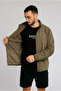 Men's Heatproof Special Fabric Fleece Jacket with Inner Pocket
