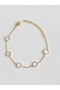 Steel Bracelet Round Shape with White Mineral Inside Bracelet - 4