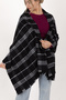Women's Plaid Pattern Cotton Woven Shawl Scarf 70*190 - 4