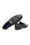 Black Color Laceless Genuine Leather Men's Shoes - 2