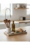 Natural Travertine Marble Tray, Bathroom Organizer, Presentation Plate, Organizer 30X15 cm - 4