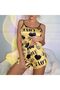 Sexy Women's Pajama Set - Two Piece Cami Top & Loose Shorts (T923) - 6