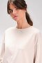 Women's Long Sleeve Crew Neck Wide Leg Ecru Cupra Tracksuit Set C9T3N1 - 3