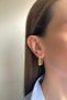 Rectangular Filled Earrings