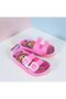 Girl Child Pink Double Buckle Anti-Slip Sole Bathroom Balcony Daily Slippers - 3