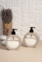 2 Luxury Countertop Oval Bathroom Kitchen Liquid Soap Dispensers |   Bathroom Kitchen Dish Sink Detergent Dispenser - 3