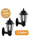 Garden Street Wall Sconce Lamp Lighting Tulip Garden Fixture Side Mount E27 Lampholder Black Plastic - 3