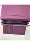 Women's Purple Lock Closure Large Size Horizontal Wallet 10X16Cm - 4