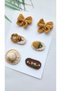 Autumn Breeze Handmade 100% Cotton 6-Piece Clip Hair-Free Baby Hairpin Antiallergic Pinterest (0-3 Years) - 3