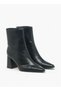 Women Block Heel Ankle Boots - 2