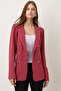 Women's Coral Buttoned Jacket Arm-20K001151