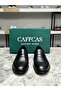 Genuine Leather Black Handmade Loafer Classic Men's Shoes 213-MKS-M - 5