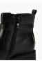 Women Buckle Detail Ankle Boots - 5