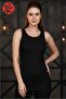 Women's Thick Strap Lightweight Comfortable Thin and Very Soft Jacquard Lace Warm Thermal Top Underwear