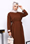Brown Two Thread Modal Dress - 3