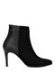 Elit Jasmina Women's Genuine Patent Leather Classic Heeled Boots Black