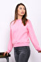 Pink Crew Neck Three Thread Sweat - 4