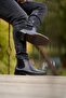 Tarco black men's leather shoes - 6