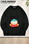 Unisex F King Hippies Eric Cartman Printed Oversized Crew Neck Sweatshirt