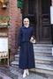 Suede Skirt Suit with Pocket Detail