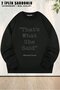 Unisex Thats What She Said the Office Printed Oversized Crew Neck Sweatshirt