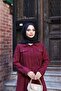 Suede Skirt Suit with Pocket Detail - 3