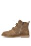 Elit Zafira Women's Genuine Suede Leather Flat Boots Camel - 3