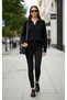 Women's Trendy Polo Neck Fuzzy Knitted Sweater - 100% Cotton Casual Stylish Knitwear Top