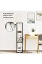Floor Lamp with Shelves, Modern Square Standing Lamp with 3-Color Temperature Bulb - 3