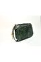 Genuine Leather Khaki Men's Handbag – Front Zipper Pocket and Hand Grip, 15X22 cm - 2