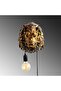 Yak Polyester Lion Sculpture Wall Sconce Patina, Decorative Ambiance Lamp Yak-029 - 5