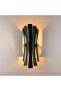 Linea Bidirectional Modern Metal Sconce Black, Minimalist Wall Lamp Linea-15440