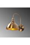 Varzan Retro Metal Plated Single Wall Sconce Antique, Decorative Lighting Varzan-10845 - 5