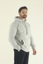 Men's Winter Regular Cotton Inside K Hooded Kangaroo Pocket Sweatshirt - 3