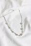 STAR STONE TOP DETAIL SILVER NECKLACE