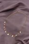Stone Detailed Triangle Apparatus Dangle Rose-gold Necklace - 2