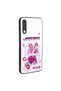 Galaxy A70 Case Shining Embossed Iconic Figure Nxxa Amas Silicone Cover - Purple - 6